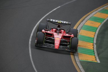 Albert Park, Melbourne, Avustralya. F1 Dünya Şampiyonası 2023. Avustralya Grand Prix 'si. # 55, Carlos SAINZ Jr., ESP, Scuderia Ferrari Takımı, SF-23.