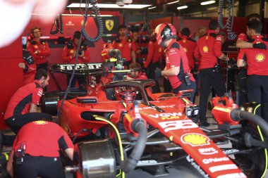 Albert Park, Melbourne, Avustralya. F1 Dünya Şampiyonası 2023. Avustralya Grand Prix 'si. # 55, Carlos SAINZ Jr., ESP, Scuderia Ferrari Takımı, SF-23.