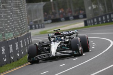 Albert Park, Melbourne, Avustralya. F1 Dünya Şampiyonası 2023. Avustralya Grand Prix 'si. George Russell, Mercedes.