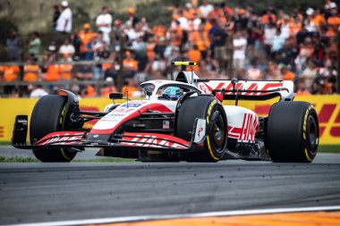 Zandvoort, Hollanda. 1-4 Eylül 2022. F1 Dünya Şampiyonası, Hollanda Grand Prix. Yarış günü. # 47, Mick SCHUMACHER, GER, Haas F1 Team, VF-22, F065 motor.