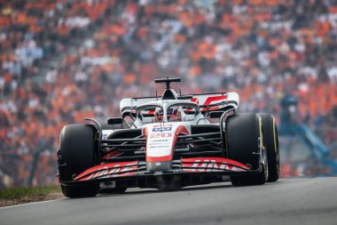 Zandvoort, Hollanda. 1-4 Eylül 2022. F1 Dünya Şampiyonası, Hollanda Grand Prix. Yarış günü. # 20, Kevin MAGNUSSEN, DEN, Haas F1 Team, VF-22, F065 motor.