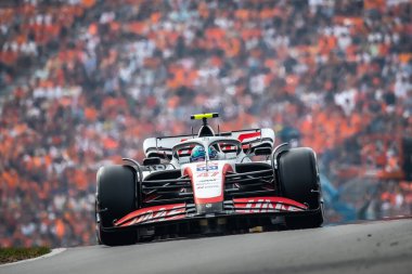 Zandvoort, Hollanda. 1-4 Eylül 2022. F1 Dünya Şampiyonası, Hollanda Grand Prix. Yarış günü. # 47, Mick SCHUMACHER, GER, Haas F1 Team, VF-22, F065 motor.