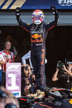 Zandvoort, Hollanda. 1-4 Eylül 2022. F1 Dünya Şampiyonası, Hollanda Grand Prix. Yarış günü. 1 numara, Max VERSTAPPEN, NDL, Oracle Red Bull Racing RB18 Honda, yarış galibi.