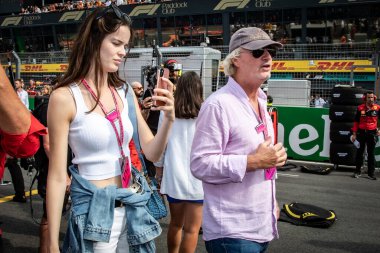 Zandvoort, Hollanda. 1-4 Eylül 2022. F1 Dünya Şampiyonası, Hollanda Grand Prix. Yarış günü. Eddie Irvine, eski şoför..