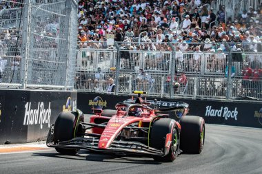 Miami, Florida, ABD. 04 / 07 Mayıs 2023. F1 Dünya Şampiyonası. Miami 'nin F1 Grand Prix' si. # 55, Carlos SAINZ Jr., ESP, Scuderia Ferrari Takımı, SF-23.