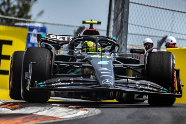 Miami, Florida, ABD. 04 / 07 Mayıs 2023. F1 Dünya Şampiyonası. Miami 'nin F1 Grand Prix' si. # 44, Lewis HAMILTON, GBR, Mercedes AMG F1 Ekibi, Mercedes-AMG F1 W14 E Performans.