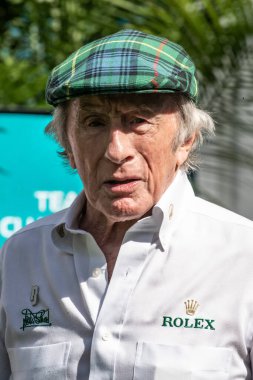 Miami, Florida, ABD. 04 / 07 Mayıs 2023. F1 Dünya Şampiyonası. Miami 'nin F1 Grand Prix' si. Jackie Stewart, eski F1 pilotu ve dünya şampiyonu..
