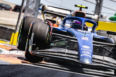 Miami, Florida, ABD. 04 / 07 Mayıs 2023. F1 Dünya Şampiyonası. Miami 'nin F1 Grand Prix' si. 2 numara, Logan Sargeant, USA, Williams takımı F1 FW44, Mercedes motoru.