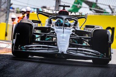 Miami, Florida, ABD. 04 / 07 Mayıs 2023. F1 Dünya Şampiyonası. Miami 'nin F1 Grand Prix' si. # 63, George RUSSELL, GBR, Mercedes AMG F1 Team, Mercedes-AMG F1 W14 E Performans.