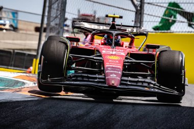 Miami, Florida, ABD. 04 / 07 Mayıs 2023. F1 Dünya Şampiyonası. Miami 'nin F1 Grand Prix' si. # 55, Carlos SAINZ Jr., ESP, Scuderia Ferrari Takımı, SF-23.