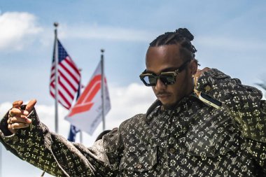 Miami, Florida, ABD. 04 / 07 Mayıs 2023. F1 Dünya Şampiyonası. Miami 'nin F1 Grand Prix' si. # 44, Lewis HAMILTON, GBR, Mercedes AMG F1 Ekibi, Mercedes-AMG F1 W14 E Performans.