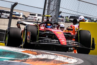 Miami, Florida, ABD. 04 / 07 Mayıs 2023. F1 Dünya Şampiyonası. Miami 'nin F1 Grand Prix' si. # 55, Carlos SAINZ Jr., ESP, Scuderia Ferrari Takımı, SF-23.