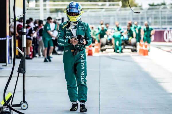 stock image Miami, Florida, USA. 04/07 May 2023. F1 World Championship. F1 Grand Prix of Miami. #14, Fernando ALONSO, ESP, Aston Martin Formula 1 team, Aston Martin AMR23 Mercedes.