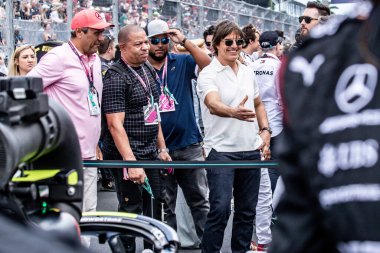 MIAMI, FLORIDA, ABD. 04-07 Mayıs, 2023: F1 Dünya Şampiyonası. Miami 'nin F1 Grand Prix' si. Aktör Tom Cruise.