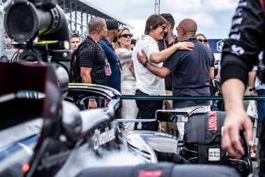 MIAMI, FLORIDA, ABD. 04-07 Mayıs, 2023: F1 Dünya Şampiyonası. Miami 'nin F1 Grand Prix' si. Aktör Tom Cruise.