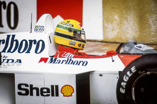 모나코 카를로 1988 모나코의 그랑프리 선수권 1988 브라질의 아야르 Mclaren — 스톡 사진