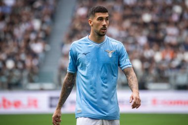 Torino, İtalya. 16 Eylül 2023. İtalyan Serisi A Futbol Şampiyonası 2023 / 24. Juventus Lazio 'ya karşı 3-1. Mattia Zaccagni, Lazio.