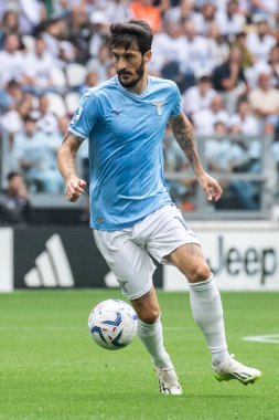 Torino, İtalya. 16 Eylül 2023. İtalyan Serisi A Futbol Şampiyonası 2023 / 24. Juventus Lazio 'ya karşı 3-1. Luis Alberto, Lazio, hayal kırıklığına uğradı..