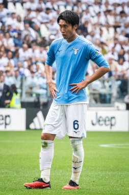 Torino, İtalya. 16 Eylül 2023. İtalyan Serisi A Futbol Şampiyonası 2023 / 24. Juventus Lazio 'ya karşı 3-1. Daichi Kamada, Lazio,