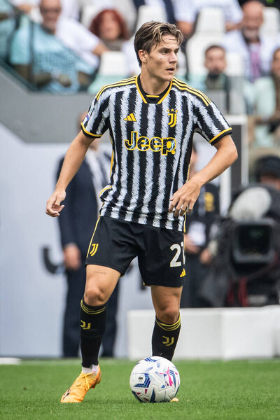 Turin, Italy. 16 September 2023. Italian Serie A Football Championship 2023/24. Juventus VS Lazio 3-1. Nicolo Fagioli, Juventus.