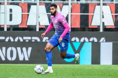 Milan, İtalya. 23 Eylül 2023. İtalyan Serisi A futbol şampiyonası. AC Milan Hellas Verona 'ya karşı 1-0. Ruben Loftus-Cheek, Milan.