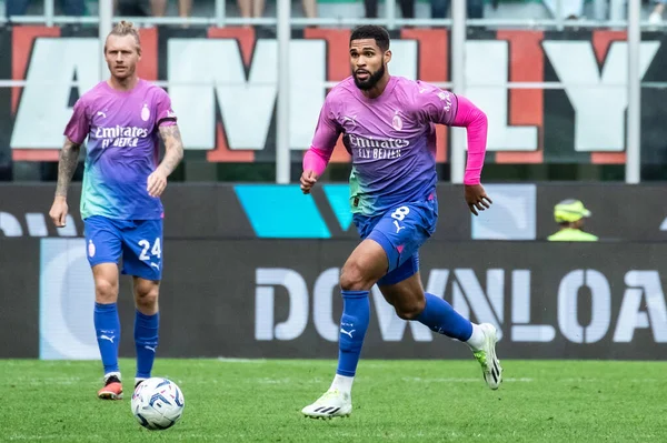 Milan, İtalya. 23 Eylül 2023. İtalyan Serisi A futbol şampiyonası. AC Milan Hellas Verona 'ya karşı 1-0. Ruben Loftus-Cheek, Milan.