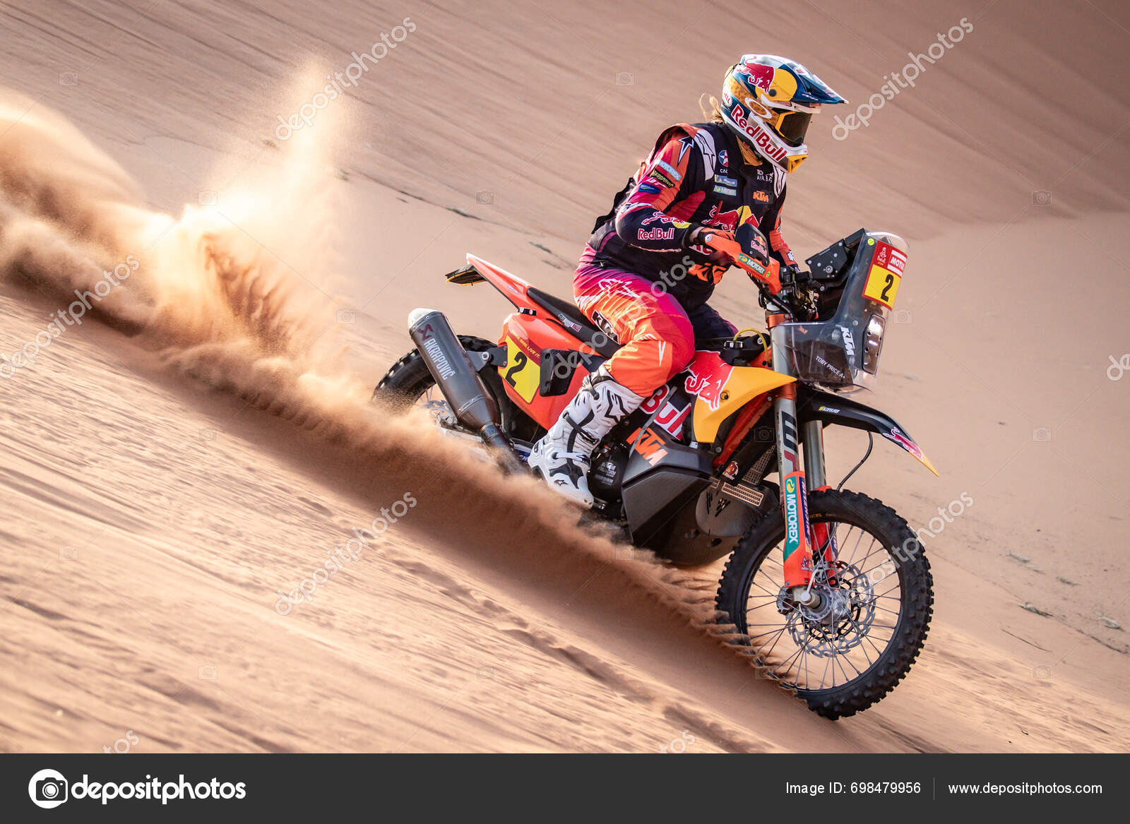 Yanbu Saudi Arabia Jenuary 2024 Rally Dakar Toby Price Ktm — Stock