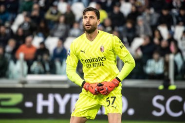 Torino, İtalya. 27 Nisan 2024. İtalyan Serisi A Futbol Şampiyonası. Juventus FC, Milan 'a karşı 0-0. Marco Sportiello, kaleci Milan.