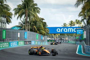 Miami, FL, ABD. 02-05 Mayıs 2024. Formula 1 Dünya Şampiyonası. Formula 1 Crypto.com Miami Grand Prix. Pazar günü. Lando Norris, Mclaren, yarışı kazandı..