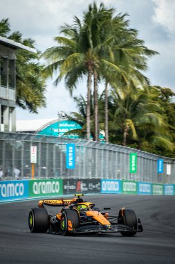 Miami, FL, ABD. 02-05 Mayıs 2024. Formula 1 Dünya Şampiyonası. Formula 1 Crypto.com Miami Grand Prix. Pazar günü. Lando Norris, Mclaren, yarışı kazandı..