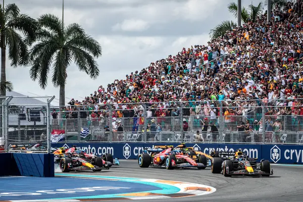 Miami Verenigde Staten Mei 2024 Formule Wereldkampioenschap Formule Crypto Com Stockafbeelding