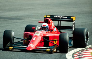 F1 World Championship 1989. Alain Prost, Ferrari 640 F1. clipart