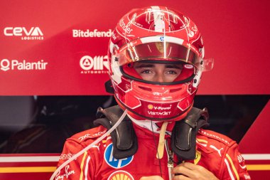 Zandvoort, Hollanda. 22-25 Ağustos 2024. Formula 1 Heineken Hollanda Grand Prix 'si. Cumartesi, Race. # 16, Charles LECLERC, MCO, Scuderia Ferrari Takımı, SF24. Yarışta üçüncü..