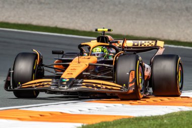 Zandvoort, Hollanda. 22-25 Ağustos 2024. Formula 1 Heineken Hollanda Grand Prix 'si. Cumartesi, Yarış # 4, Lando NORRRIS, GBR, McLaren F1 Takımı, MCL38, Mercedes motoru, yarışı kazanan.