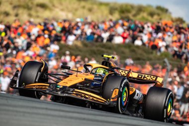 Zandvoort, Hollanda. 22-25 Ağustos 2024. Formula 1 Heineken Hollanda Grand Prix 'si. Cumartesi, Yarış # 4, Lando NORRRIS, GBR, McLaren F1 Takımı, MCL38, Mercedes motoru, yarışı kazanan.