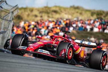 Zandvoort, Hollanda. 22-25 Ağustos 2024. Formula 1 Heineken Hollanda Grand Prix 'si. Cumartesi, Race. # 16, Charles LECLERC, MCO, Scuderia Ferrari Takımı, SF24. Yarışta üçüncü..