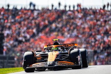 Zandvoort, Hollanda. 22-25 Ağustos 2024. Formula 1 Heineken Hollanda Grand Prix 'si. Cumartesi, Yarış # 4, Lando NORRRIS, GBR, McLaren F1 Takımı, MCL38, Mercedes motoru, yarışı kazanan.