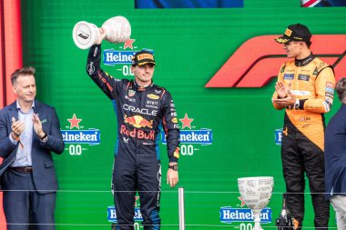 Zandvoort, Hollanda. 22-25 Ağustos 2024. Formula 1 Heineken Hollanda Grand Prix 'si. Cumartesi, Race. 1 numara, Max VERSTAPPEN, NDL, Oracle Red Bull Racing RB20 Honda RBPT, ikinci sırada..