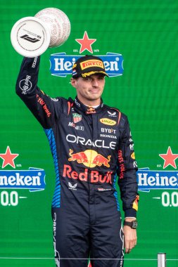 Zandvoort, Hollanda. 22-25 Ağustos 2024. Formula 1 Heineken Hollanda Grand Prix 'si. Cumartesi, Race. 1 numara, Max VERSTAPPEN, NDL, Oracle Red Bull Racing RB20 Honda RBPT, ikinci sırada..