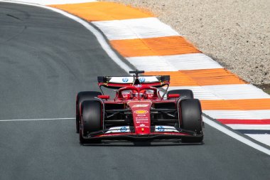 Zandvoort, Hollanda. 22-25 Ağustos 2024. Formula 1 Heineken Hollanda Grand Prix 'si. Cumartesi, elemeler var. # 16, Charles LECLERC, MCO, Scuderia Ferrari Takımı, SF24.