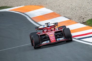 Zandvoort, Hollanda. 22-25 Ağustos 2024. Formula 1 Heineken Hollanda Grand Prix 'si. Cumartesi, elemeler var. # 16, Charles LECLERC, MCO, Scuderia Ferrari Takımı, SF24.