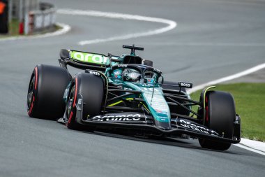 Zandvoort, Hollanda. 22-25 Ağustos 2024. Formula 1 Heineken Hollanda Grand Prix 'si. Cumartesi. 18 numara, Lance STROLL, Can, Aston Martin Aramco Formula 1 takımı, Aston Martin AMR24 Mercedes, elemelerde 9. sırada.