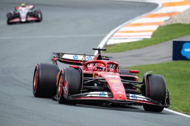 Zandvoort, Hollanda. 22-25 Ağustos 2024. Formula 1 Heineken Hollanda Grand Prix 'si. Cumartesi, elemeler var. # 16, Charles LECLERC, MCO, Scuderia Ferrari Takımı, SF24.