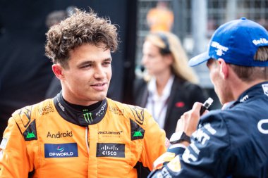 Zandvoort, Hollanda. 22-25 Ağustos 2024. Formula 1 Heineken Hollanda Grand Prix 'si. Cumartesi, elemeler var. # 4, Lando NORRRIS, GBR, McLaren F1 Ekibi, MCL38, Mercedes motoru, direk pozisyonu..