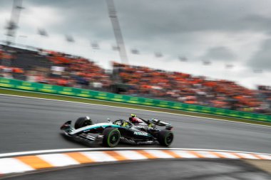 Zandvoort, Hollanda. 22-25 Ağustos 2024. Formula 1 Heineken Hollanda Grand Prix 'si. Cumartesi. # 44, Lewis HAMILTON, GBR, Mercedes AMG F1 Ekibi, Mercedes-AMG F1 W15 E Performans.