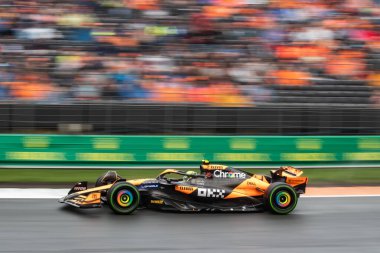 Zandvoort, Hollanda. 22-25 Ağustos 2024. Formula 1 Heineken Hollanda Grand Prix 'si. Cumartesi. # 4, Lando NORRIS, GBR, McLaren F1 Ekibi, MCL38, Mercedes motoru.