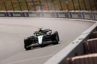 Zandvoort, Hollanda. 22-25 Ağustos 2024. Formula 1 Heineken Hollanda Grand Prix 'si. Cuma, bedava antrenman. # 44, Lewis HAMILTON, GBR, Mercedes AMG F1 Ekibi, Mercedes-AMG F1 W15 E Performans.