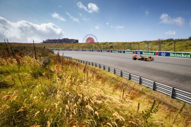 Zandvoort, Hollanda. 22-25 Ağustos 2024. Formula 1 Heineken Hollanda Grand Prix 'si. Cuma, bedava antrenman. # 81, Oscar PIASTRI, AUS, McLaren F1 Ekibi, MCL38, Mercedes motoru