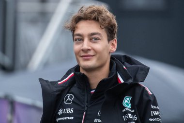 Zandvoort, Hollanda. 22-25 Ağustos 2024. Formula 1 Heineken Hollanda Grand Prix 'si. Cuma, bedava antrenman. George Russell, Mercedes.