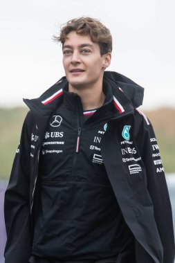Zandvoort, Hollanda. 22-25 Ağustos 2024. Formula 1 Heineken Hollanda Grand Prix 'si. Cuma, bedava antrenman. George Russell, Mercedes.